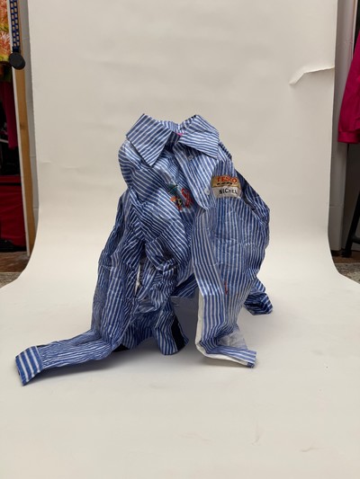 Research "Archives&trade; x Kashmire" - Tyvek Trompe l'Oeil Shirt - © Visual (Archives) Society